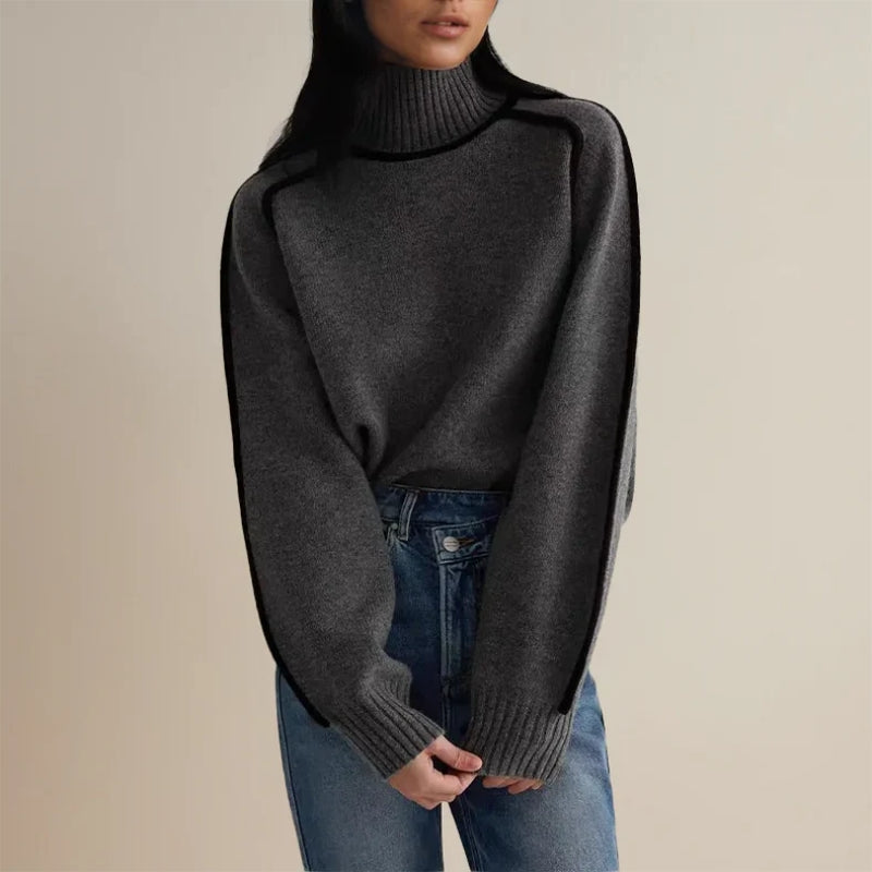 Meikena | Women's warm turtleneck sweater | winter