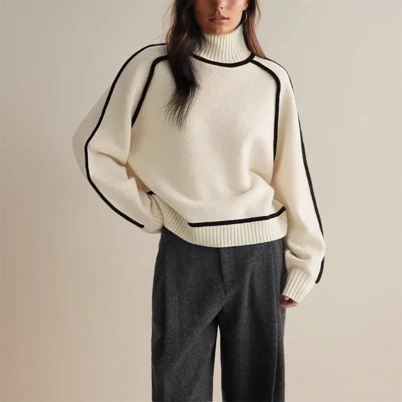 Meikena | Women's warm turtleneck sweater | winter
