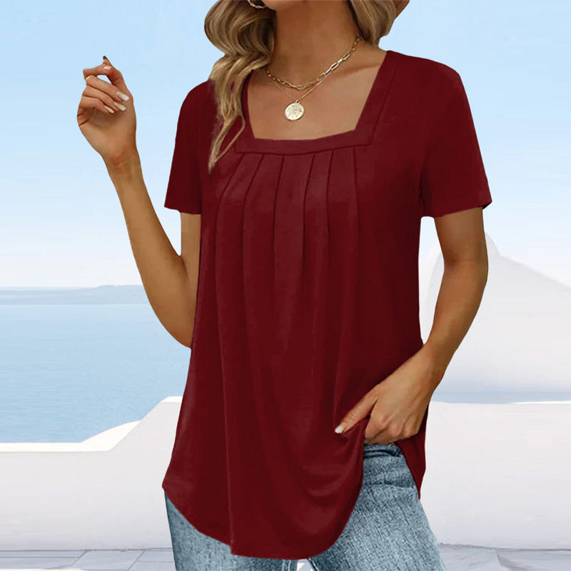 Irene | Pleated Blouse
