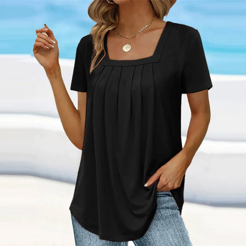 Irene | Pleated Blouse