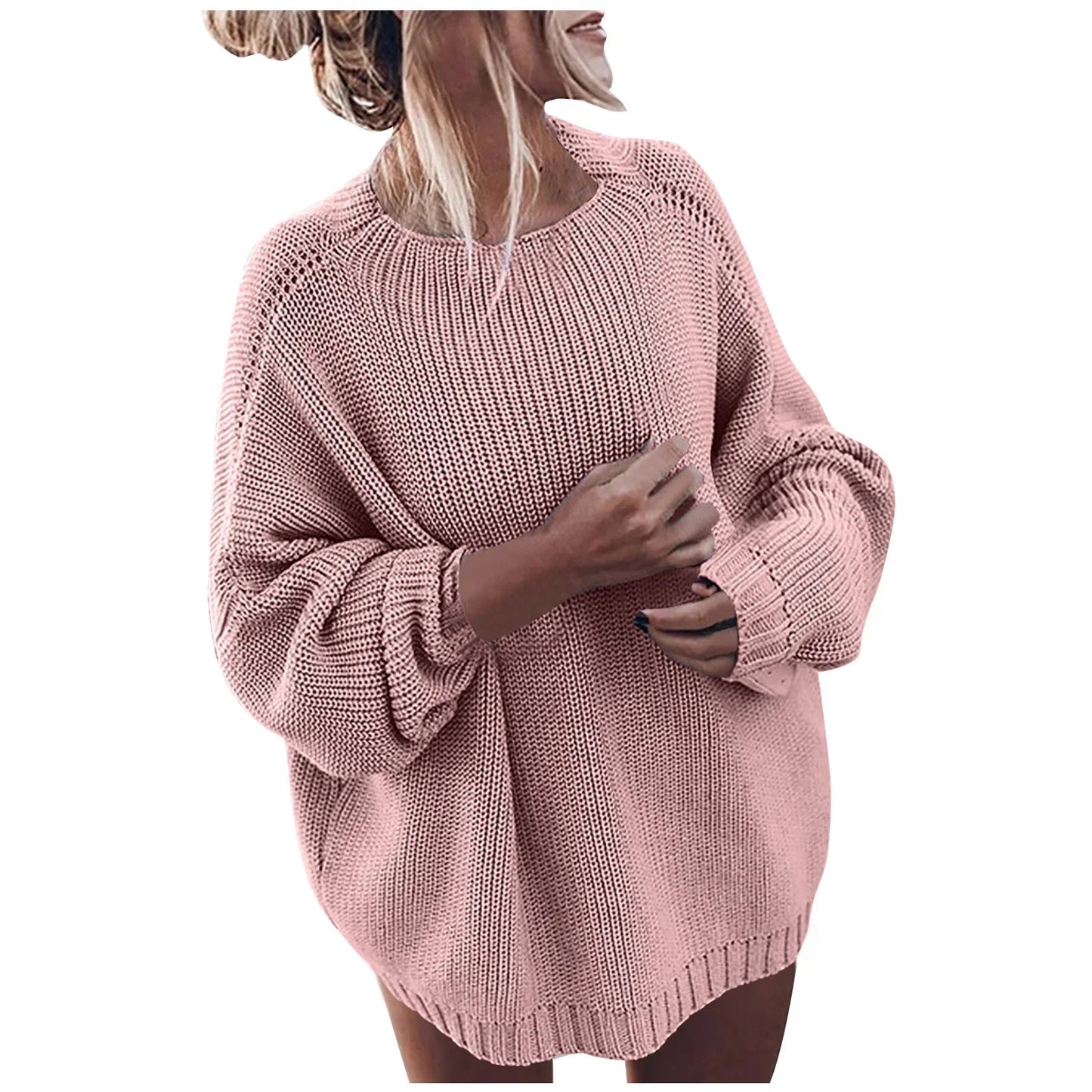 Sweater in a relaxed fit with long sleeves for women