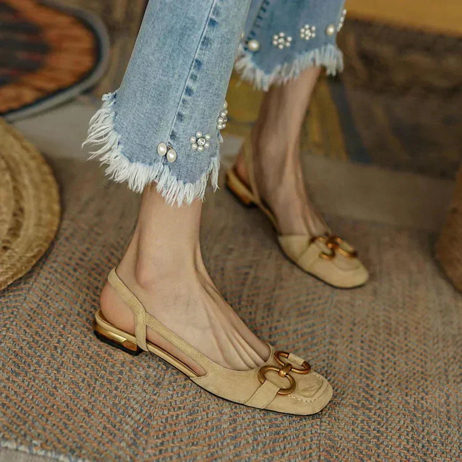 Daniela | Orthopedic Leather Buckle Sandals