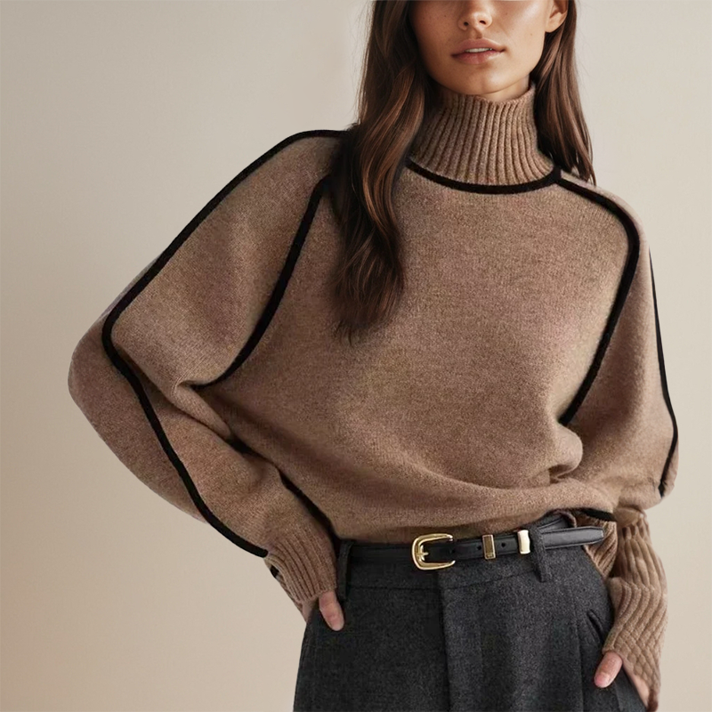 Meikena | Women's warm turtleneck sweater | winter