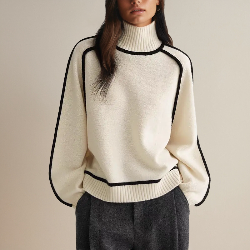 Meikena | Women's warm turtleneck sweater | winter