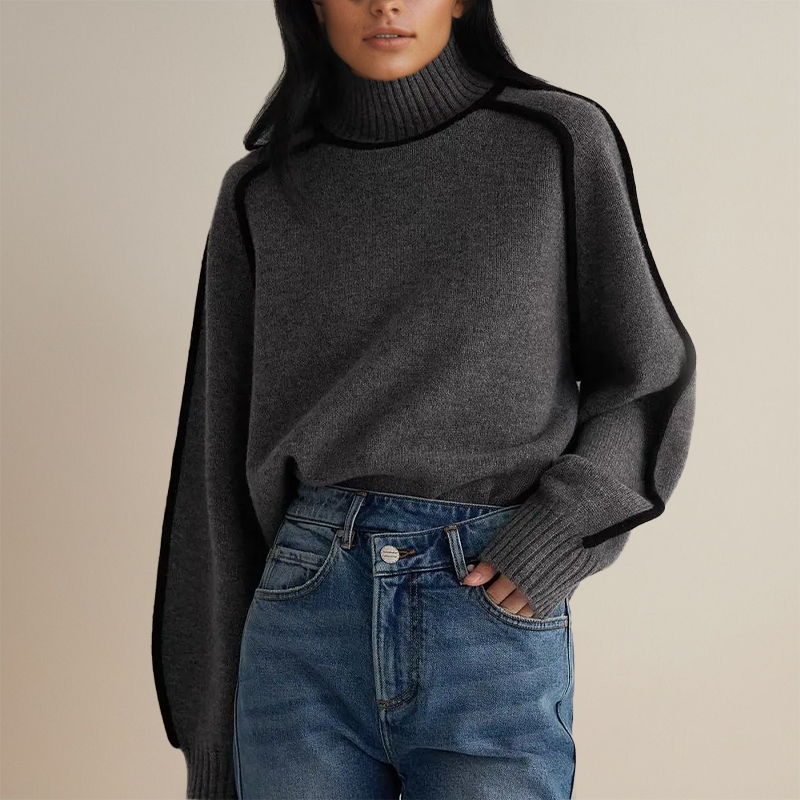 Meikena | Women's warm turtleneck sweater | winter