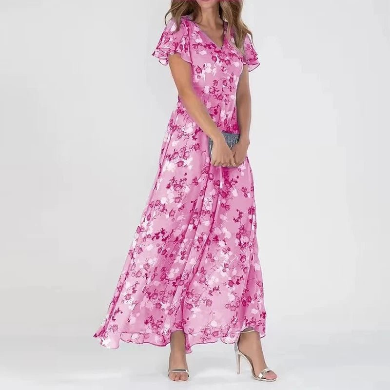 Simone | Glamorous Tummy Covering Dress