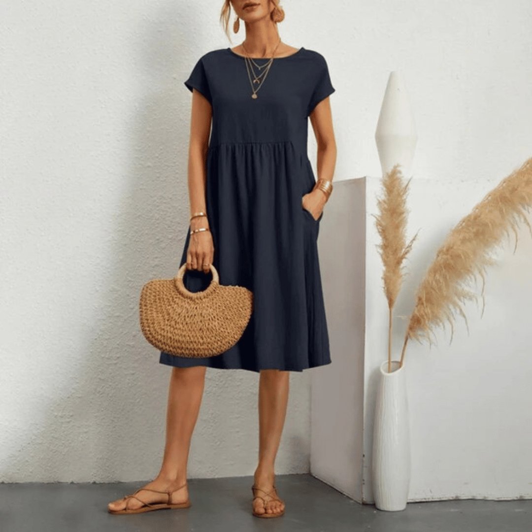 Ivana | Elegant Shape Tummy Covering Dress