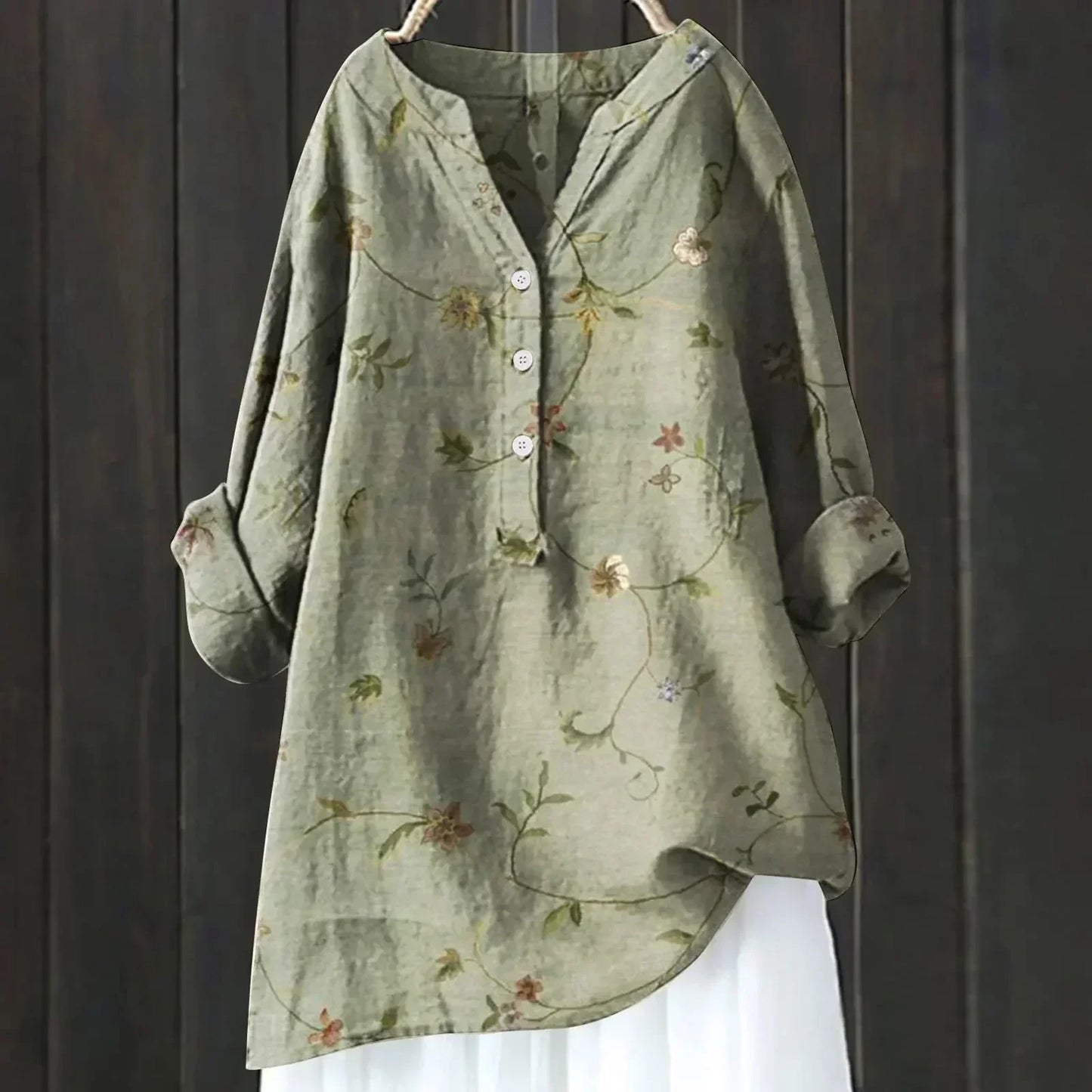 ZARA - CHIC BLOUSE WITH FLORAL ACCENTS