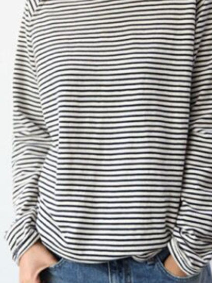 White-black sweater: timeless basic for cold days