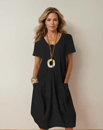 Caroline | Elegant Dress With Tummy Coverage