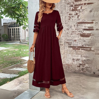 Eveline  | Elegant Dress With Tummy Coverage