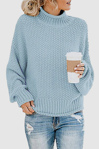 Sweater with collar and unique patchwork for women