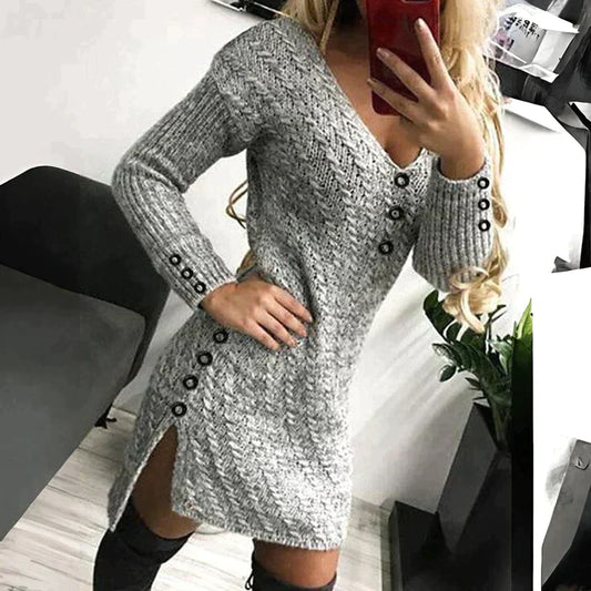 Sweater dress: Elegant mini-chic for cold days