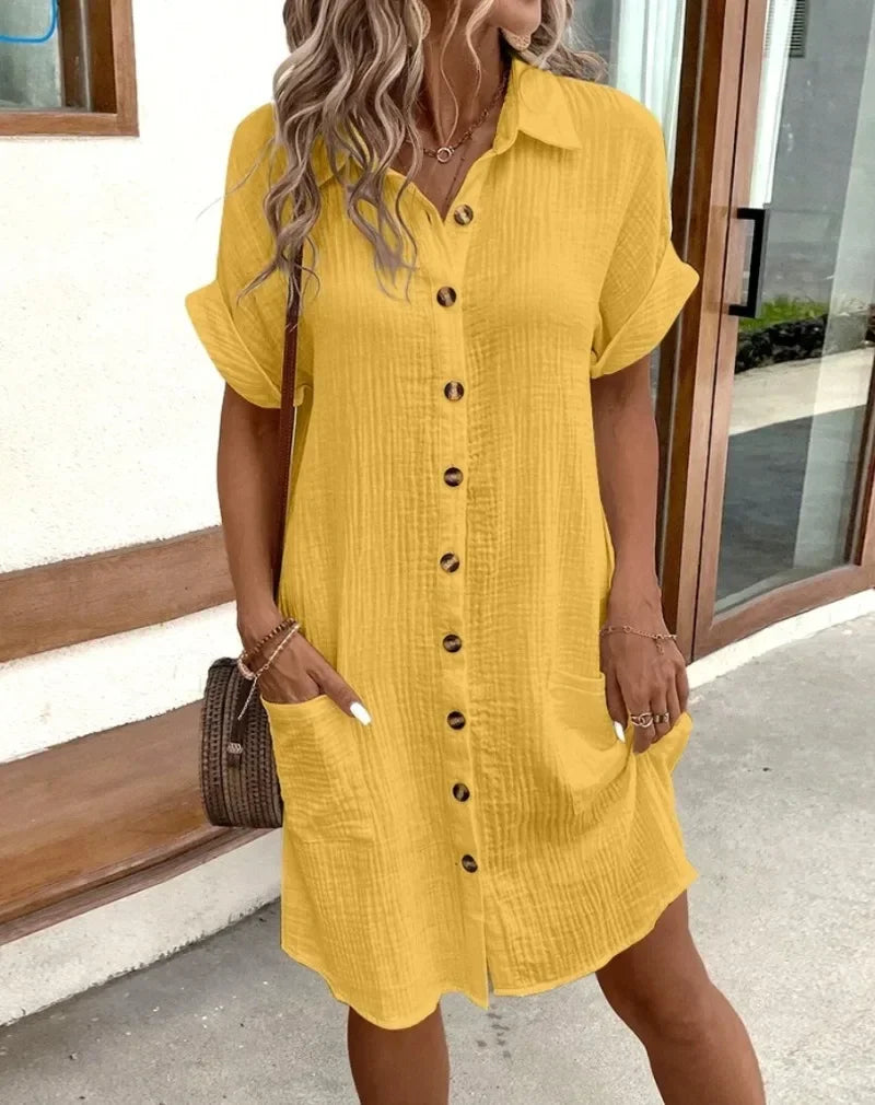 Emma | Chic Tummy Coverage Mini Dress