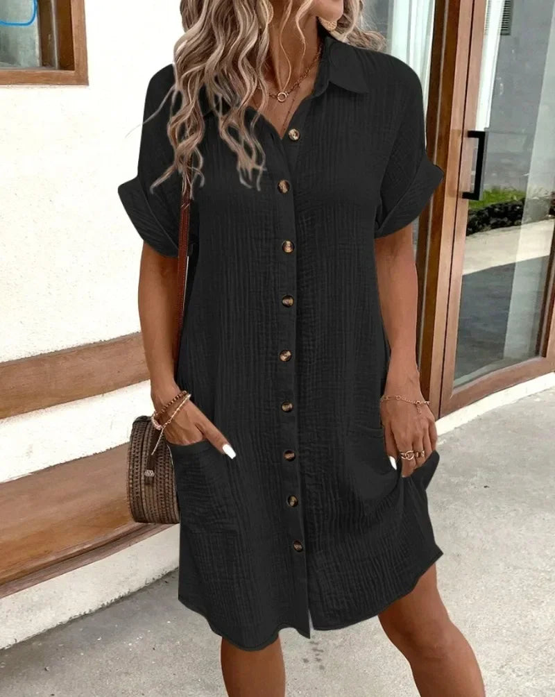 Emma | Chic Tummy Coverage Mini Dress