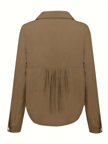 Florine | Linen Sunset Button-Down