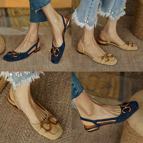 Daniela | Orthopedic Leather Buckle Sandals