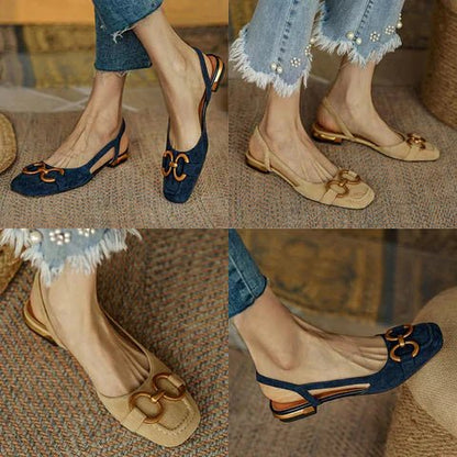Daniela | Orthopedic Leather Buckle Sandals
