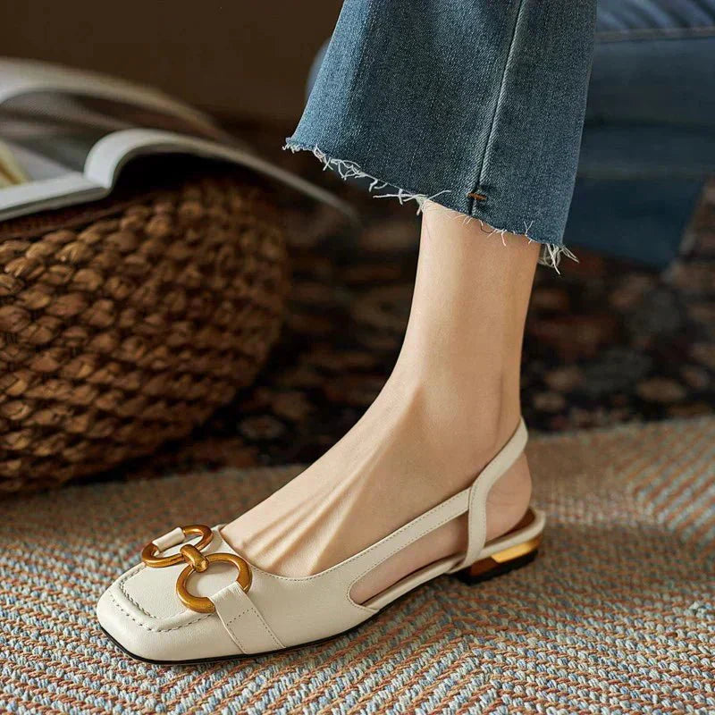Daniela | Orthopedic Leather Buckle Sandals