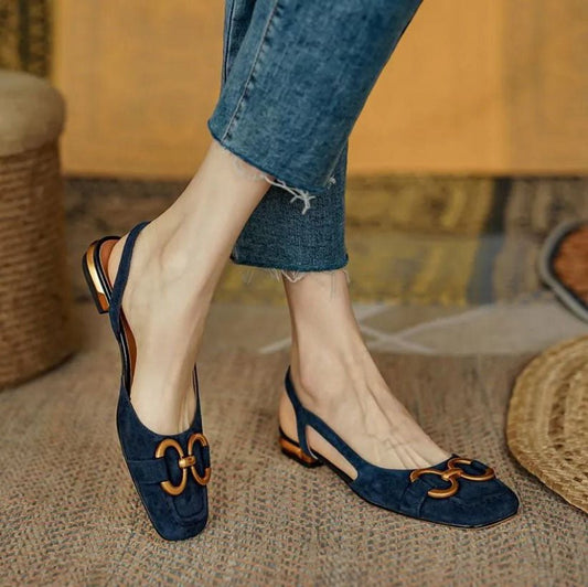 Daniela | Orthopedic Leather Buckle Sandals