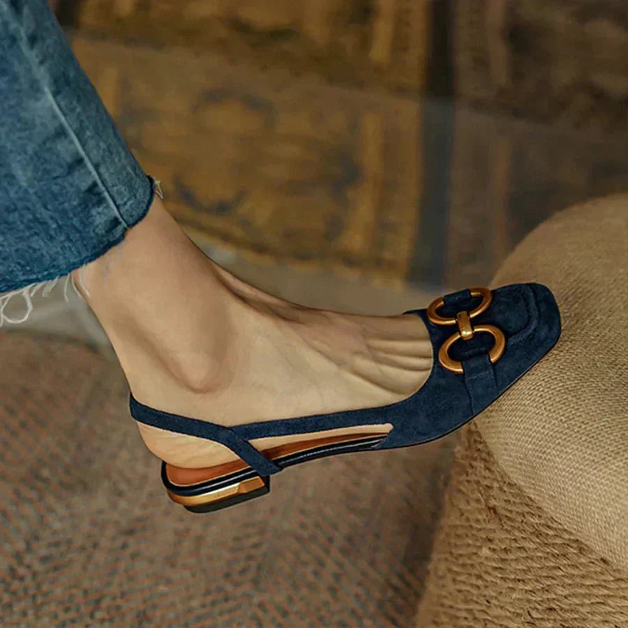 Daniela | Orthopedic Leather Buckle Sandals