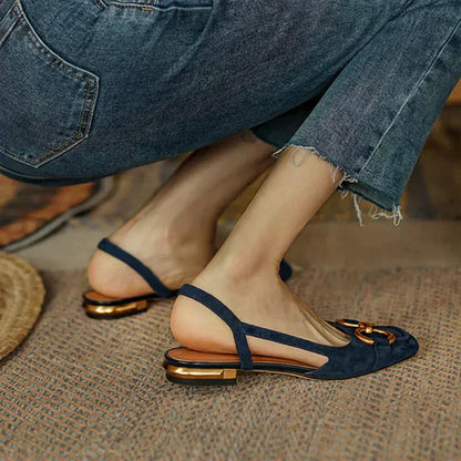 Daniela | Orthopedic Leather Buckle Sandals