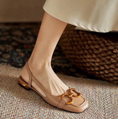 Daniela | Orthopedic Leather Buckle Sandals