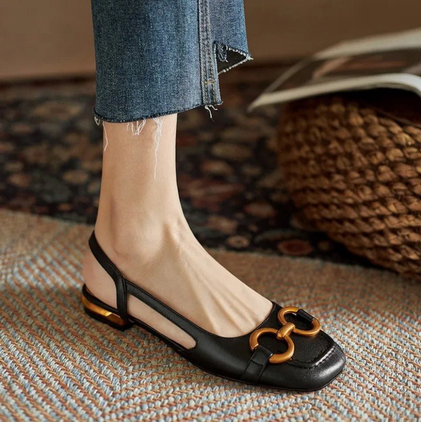 Daniela | Orthopedic Leather Buckle Sandals