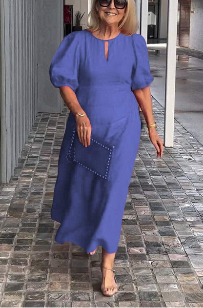 Carla | Elegant Puff-Sleeve Dress