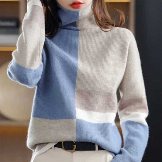 Alayna roll collar sweater: stylish & warm for winter