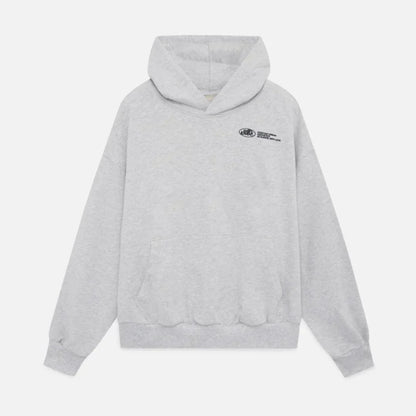 Sweater with a hood and stylish "with love" logo on the back