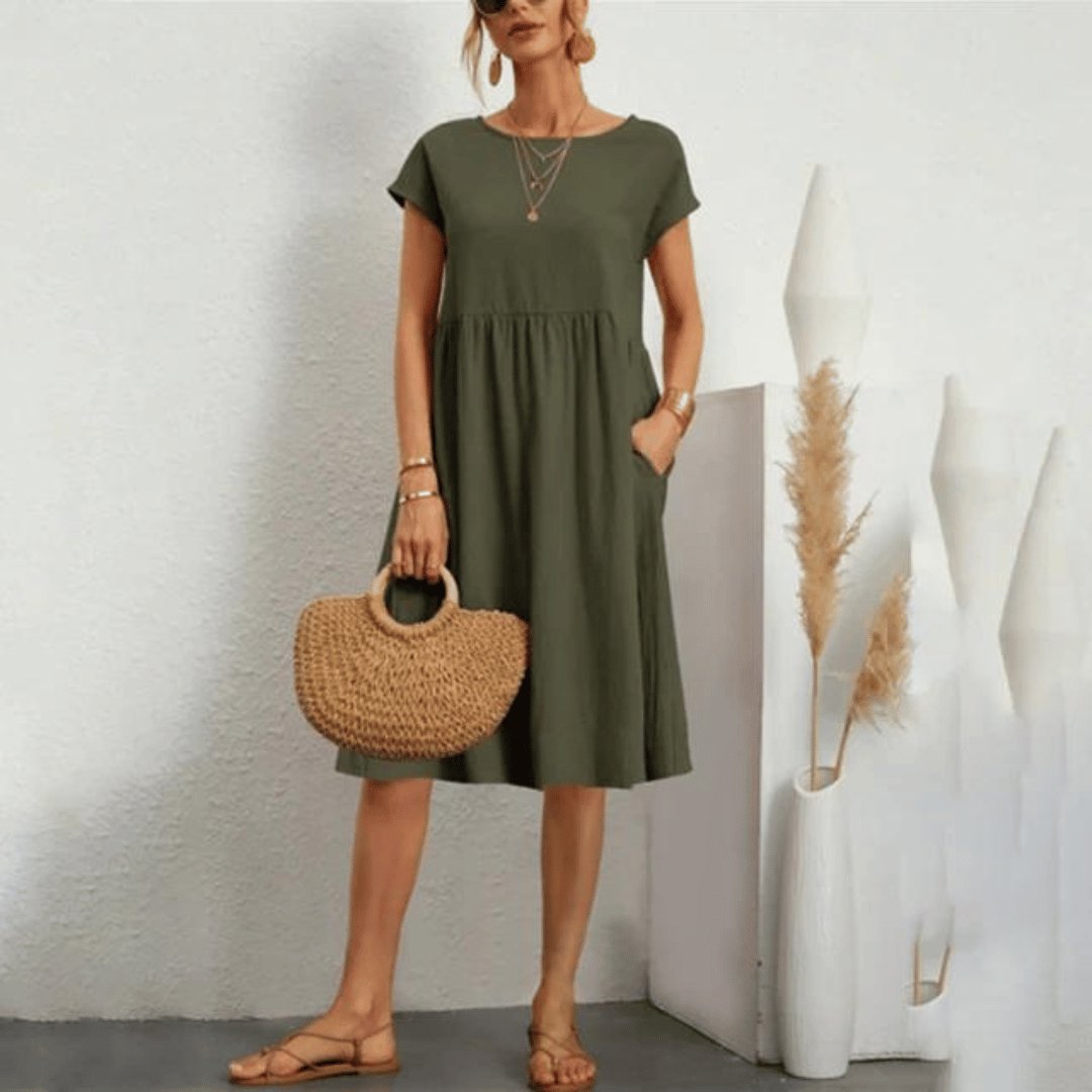 Ivana | Elegant Shape Tummy Covering Dress