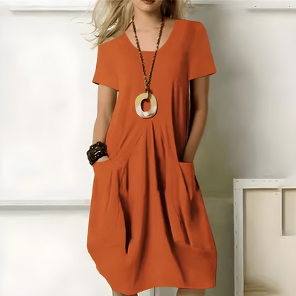 Caroline | Elegant Dress With Tummy Coverage