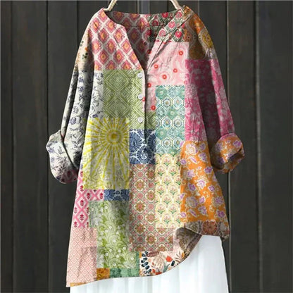 ZARA - CHIC BLOUSE WITH FLORAL ACCENTS