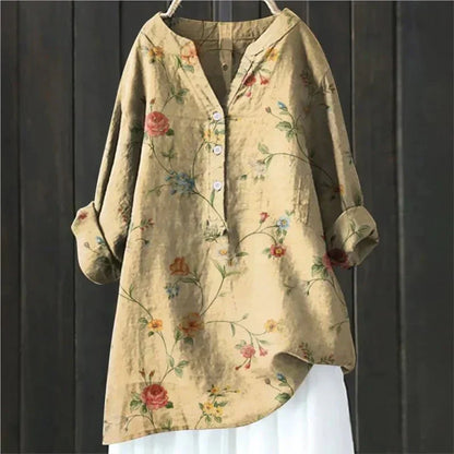ZARA - CHIC BLOUSE WITH FLORAL ACCENTS
